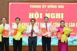 Điều động, bổ nhiệm nhân sự ở 3 tỉnh, thành