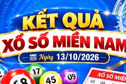 Kết quả xổ số miền Nam hôm nay ngày 13/10/2026