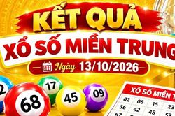 Kết quả xổ số miền Trung hôm nay ngày 13/10/2026
