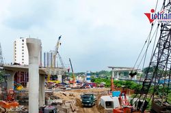 Loạt dự án giao thông trọng điểm ở Hà Nội chậm tiến độ