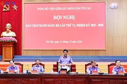Hội nghị Ban Chấp hành Đảng bộ VKSND tối cao lần thứ VI, nhiệm kỳ 2025 - 2030