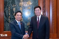 Phó Chủ tịch Quốc hội Nguyễn Doãn Anh gặp Chủ tịch Nhóm Nghị sỹ hữu nghị Trung-Việt