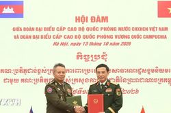 Phó Thủ tướng, Bộ trưởng Bộ Quốc phòng Campuchia thăm chính thức Việt Nam