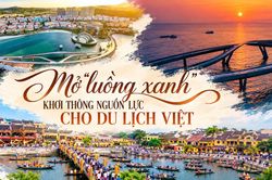 [E] Mở 'luồng xanh' khơi thông nguồn lực cho du lịch Việt
