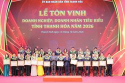 Thanh Hóa tôn vinh 76 doanh nghiệp xuất sắc năm 2026