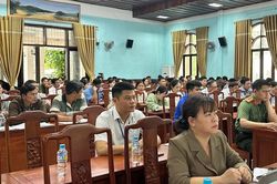 An Lão: Tập huấn nâng cao năng lực cho lực lượng xung kích phòng, chống thiên tai năm 2026