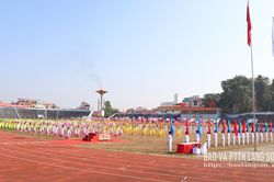 Tổng duyệt chương trình lễ khai mạc Đại hội Thể dục thể thao tỉnh lần thứ X