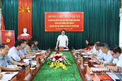 Đồng chí Phó Bí thư Thường trực Tỉnh ủy làm việc tại xã Kiên Mộc
