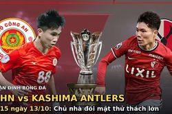 Nhận định bóng đá CAHN vs Kashima Antlers, 19h15 ngày 13/10: Chủ nhà đối mặt thử thách lớn