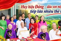Huy hiệu Đảng - dấu son một đời, tiếp lửa nhiều thế hệ