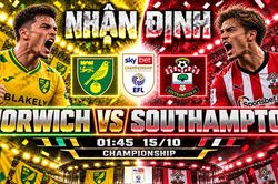 Nhận định bóng đá Norwich vs Southampton: Carrow Road chờ cản bước đội khách thăng hoa