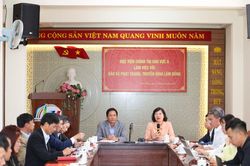 Học viện Chính trị khu vực II làm việc với Báo và Phát thanh, Truyền hình Lâm Đồng