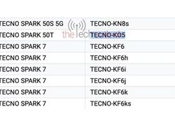 TECNO Spark 50s 5G bất ngờ xuất hiện trên Google Play Console: Hé lộ RAM 8GB và bộ nhớ 256GB