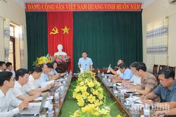 Kiểm điểm tiến độ giải phóng mặt bằng và giải ngân vốn đầu tư công Dự án xây dựng cầu Ninh Cường