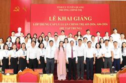 Khai giảng lớp Trung cấp lý luận chính trị A03-2026 và A04-2026