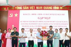 Xã Trần Phú gặp mặt, chúc mừng ngày truyền thống các ngành xây dựng Đảng và ngày thành lập các tổ chức hội trong tháng 10