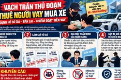 Đứng tên vay mua ô tô thuê: Cẩn trọng nguy cơ gánh nợ, vướng lao lý