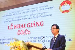 Khai giảng Lớp bồi dưỡng cho cán bộ Mặt trận Lào xây dựng đất nước năm 2026