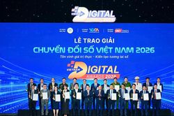 Hà Nội nhận giải thưởng Cơ quan nhà nước chuyển đổi số xuất sắc năm 2026