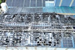Dập tắt đám cháy lớn trong khu công nghiệp ở Cà Mau