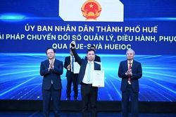 Huế được vinh danh tại hạng mục 'Cơ quan nhà nước chuyển đổi số xuất sắc'
