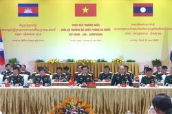 Việt Nam - Lào - Campuchia thúc đẩy hợp tác quốc phòng toàn diện