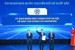 UBND TP Hà Nội được vinh danh là Cơ quan nhà nước chuyển đổi số xuất sắc năm 2026