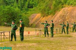 Tiếp tục các nội dung thi trong khuôn khổ Hội thi Phó đồn trưởng nghiệp vụ biên phòng giỏi năm 2026