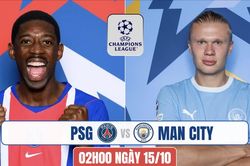 Nhận định Man City vs PSG, 02h00 ngày 15/10: Đỉnh cao bóng đá châu Âu
