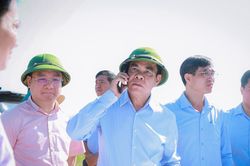 Dự án hơn 57 tỷ đồng chậm tiến độ, Chủ tịch UBND tỉnh Nghệ An trực tiếp điện đôn đốc nhà thầu từ hiện trường