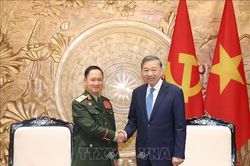 Tổng Bí thư, Chủ tịch nước Tô Lâm tiếp Phó Thủ tướng, Bộ trưởng Bộ Quốc phòng Lào