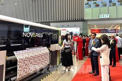 Khai mạc Triển lãm quốc tế công nghiệp ngành dệt và may tại Việt Nam