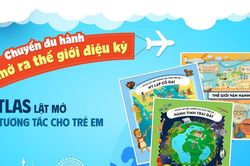 Bộ sách Atlas tương tác mở rộng thế giới khám phá của trẻ