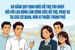 [Infographic] - Đà Nẵng quy định mức hỗ trợ thu nhập đối với lao động làm công việc hỗ trợ, phục vụ tại các cơ quan, đơn vị thuộc thành phố