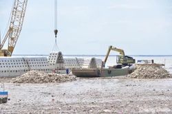 Triển khai thi công Dự án xói lở bờ biển Gò Công gần 336 tỷ đồng