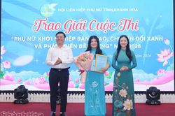 Trao giải cuộc thi “Phụ nữ khởi nghiệp sáng tạo, chuyển đổi xanh và phát triển bền vững”