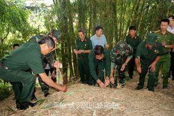 Tìm kiếm hài cốt liệt sĩ tại xã Phong Thổ