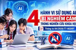 4 hành vi sử dụng AI bị nghiêm cấm trong nghiên cứu khoa học