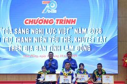 Lâm Đồng tuyên dương gương thanh niên sống đẹp, tình nguyện tiêu biểu năm 2026