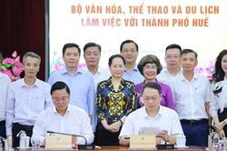 Ký kết Kế hoạch phối hợp hành động về phát triển văn hóa, thể thao và du lịch đến năm 2030