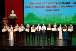 Công ty Nhiệt điện Duyên Hải được biểu dương “Doanh nghiệp tiêu biểu tỉnh Vĩnh Long năm 2026”