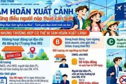 Tạm hoãn xuất cảnh - Những điều người nộp thuế cần biết
