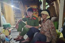 Người phụ nữ đi lạc suốt 3 ngày giữa mưa rét được công an đưa về nhà
