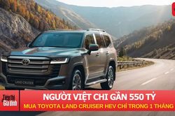Người Việt chi gần 550 tỷ đồng mua Toyota Land Cruiser HEV chỉ trong một tháng