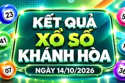 XSKH 14/10 - Kết quả xổ số Khánh Hòa hôm nay 14/10/2026