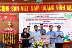 Xã Hòa Xá: Gần 600 triệu đồng đăng ký ủng hộ Quỹ 'Vì người nghèo' năm 2026