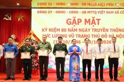Xã Cổ Đô gặp mặt kỷ niệm 80 năm Ngày truyền thống lực lượng vũ trang Thủ đô