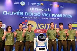 Công an Hà Nội được vinh danh tại Giải thưởng Chuyển đổi số Việt Nam 2026