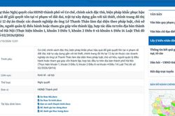 Danh sách 12 dự án của ông Lê Thanh Thản đang được TP Hà Nội lấy ý kiến người dân