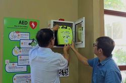 Hình ảnh loạt máy cứu tim khẩn cấp nơi công cộng ở Khánh Hòa